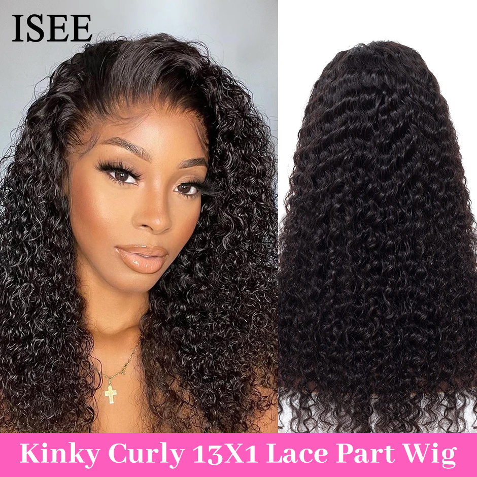 ISEE HAIR Kinky Curly Lace Front Wigs for Women ..